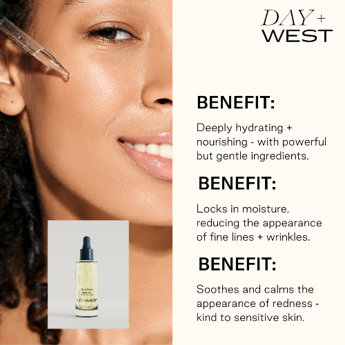 Day + West quiet force face oil benefits