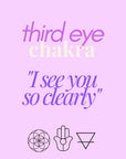 Third Eye Chakra I see you so clearly