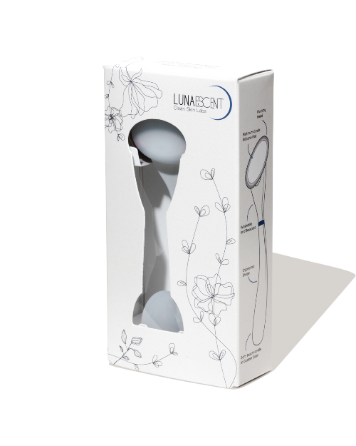 Lunaescent skincare applicator in box