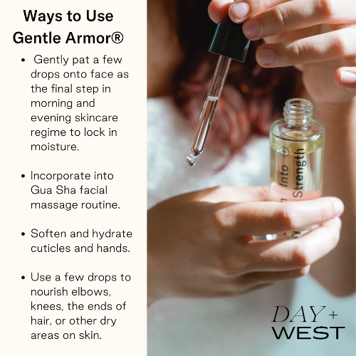 Quiet force face oil ways to use chart