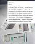 Matter of Monday reviews