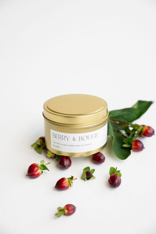 Berry & Bough travel candle