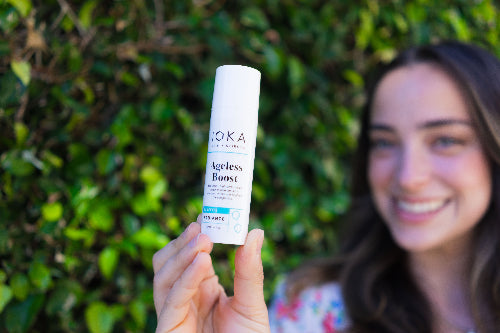 IOKA ageless boost with model