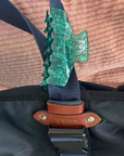 Jade Hair Claw on Bag