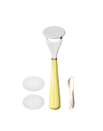 Skincare applicator in yellow