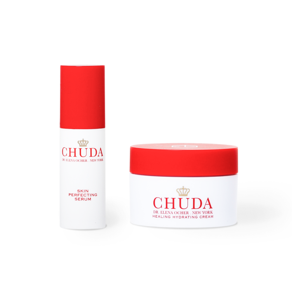 Skin Perfecting Serum + Healing Hydrating Cream by Chuda Skincare