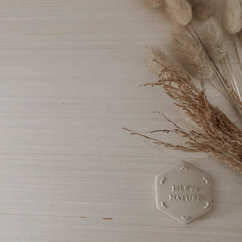 Isle de Nature scent coin with dried flowers