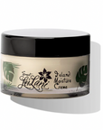 Jar of Sweet Lei Lani Island Moisture Creme with black lid on a white background