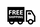 Free shipping truck icon
