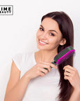 Bime Beauty self cleaning brush model long hair