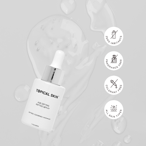 Topical Skin age-defying peptide serum benefits