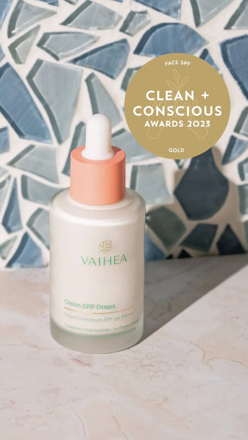 Vaihea award winning SPF drops