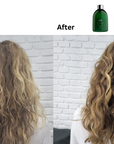 Wavy Hair Before and After