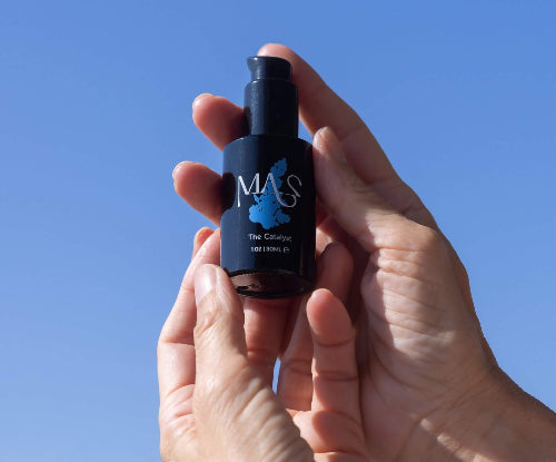 The Catalyst Modern Age Skin in hand