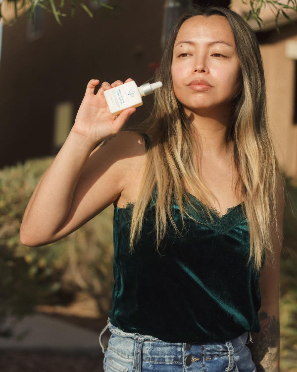 Model with Vitamin C Glow