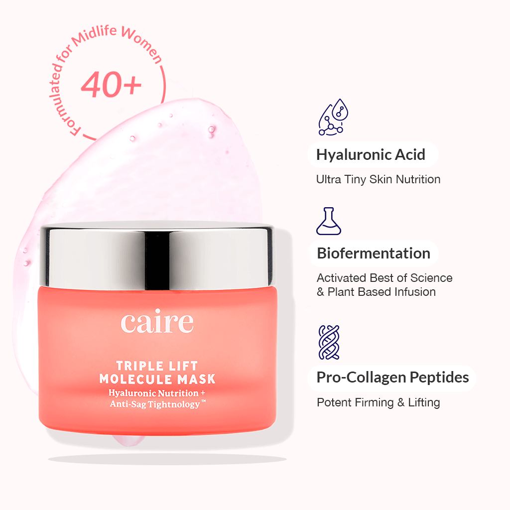 Caire Beauty triple lift molecule mask benefits