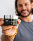 Man Holding MASAMI Styling Cream