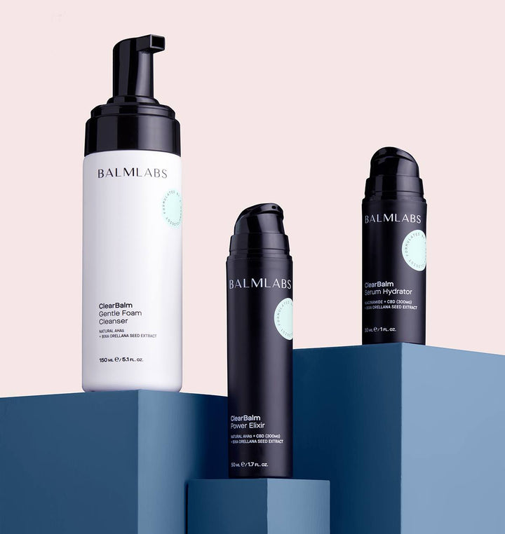 The Balm Labs CBD skincare system is the best treatment for adult acne.