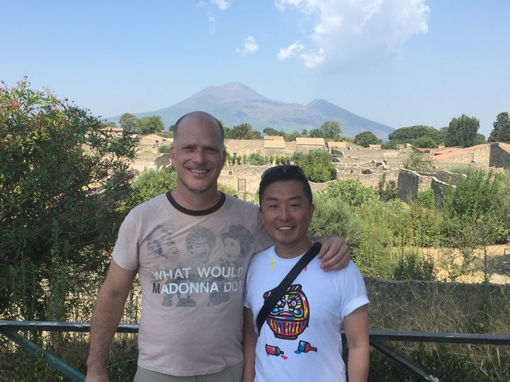 Picture of James Hammett and Masahiro Sasaki in Japan