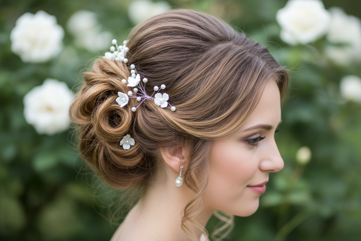 Wedding hair updo