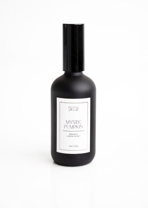 Mystic Pumpkin Linen Spray white background