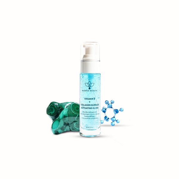 Olecea Bubble Elixir with ingredients