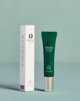 ORVOS Satin Eye Gel Cream on green background