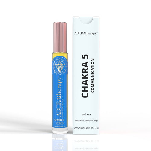 Chakra 5 Communicatoin roll on with box