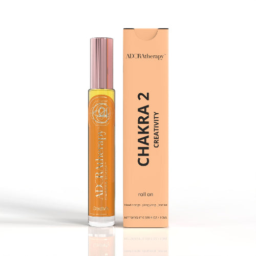 Adoratherapy Creativity chakra roll on with box