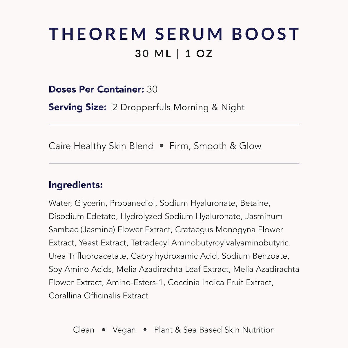 Theorem Serum Boost by Caire Beauty