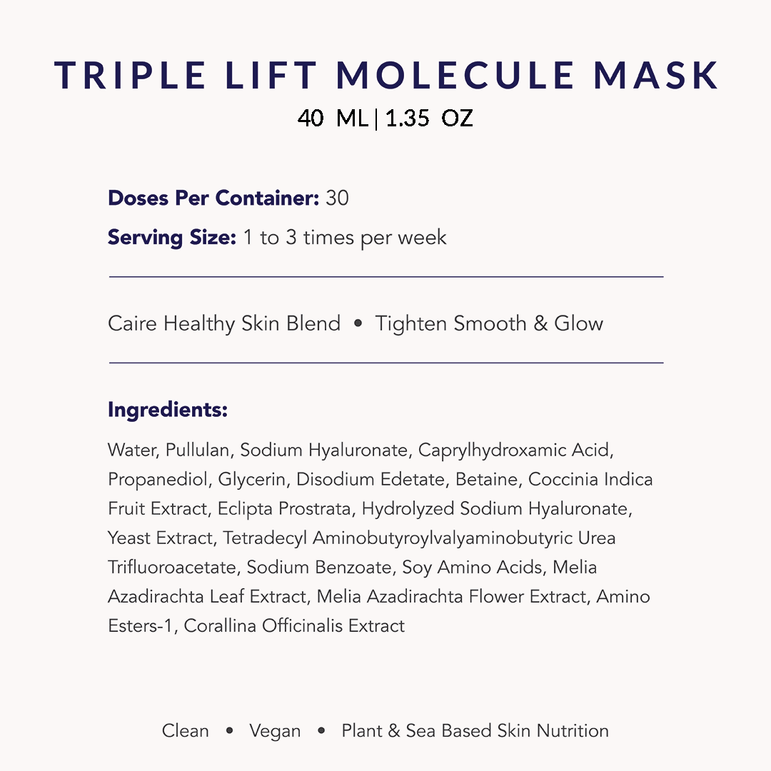 Triple Lift Molecule Mask by Caire Beauty